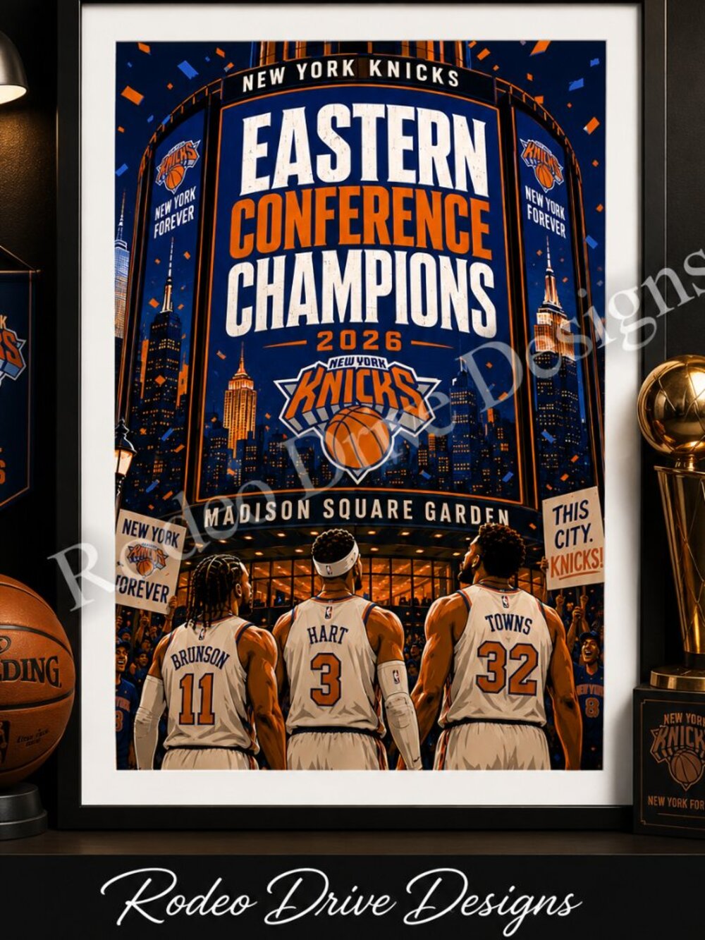 Knicks Eastern Champions 11x17 Poster